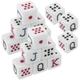 15 Pcs Toy Portable Poker Chips Sicorss Safrisor Poker Game Accessories Game Dice Liars Dice Game Poker Chips