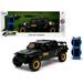2020 Jeep Gladiator Pickup Truck B&M Black with Graphics with Extra Wheels Just Trucks Series 1/24 Diecast Model Car by Jada