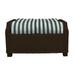 RSH DÃ©cor Indoor Outdoor Single Tufted Ottoman Replacement Cushion **CUSHION ONLY** made with Sunbrella fabric 22 x 20 Mason Forest Green