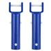 NUOLUX 2 Sets Swimming Pool Cleaning Suction Head V Shaped Cleaning Head Cleaning Tool Pool Cleaning Accessories for Home Hotel (Blue)