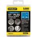 5000 Pack Stanley TRA708-5C Heavy-Duty Power Crown Staples: 1/2 Leg Length