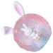 Space Rabbit Small Night Lamp Kids Table Cartoon Light Decor Gift Child Desk Girls Bedroom Toddler