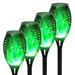 4 Pack Solar Flickering Flame Torch Solar Garden Lights Solar Powered Lawn Lights for Garden Decor Waterproof Outdoor Flame Lights for Patio Path Yard Decoration