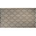 X 6 Brown And White Rectangular With Infinity Circle Design Outdoor Rug