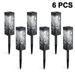 6PCS Hollow Led Solar Light IP65 Waterproof Outdoor Patio Pathway Landscape Lights Yard Driveway Lawn Walkway Decoration Solar Lantern GTICPHYJ