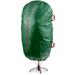 Upright Christmas Tree Storage Bag - Fits 7.5 Ft Artificial Tree - Christmas Tree Bag Drawstring Hem Zipper Carrying Handles - Plastic Waterproof Green