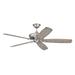 Craftmade Snt60 Santori 60 5 Blade Indoor Ceiling Fan - Nickel