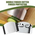 Kitchen Gadgets ZKCCNUK Kitchen Gadgets Stainless Steel Multi-Purpose Anti-Cutting Finger Guard Kitchen Utensils Home Decor Clearance