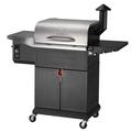 Z GRILLS Wood Pellet Grill Smoker with PID Technology Auto Temperature Control Direct Flame Searing Function 572 sq in Cooking Area for Outdoor BBQ