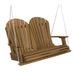 Wildridge Heritage 2-Seat Porch Swing Tudor Brown Outdoor Weather Resistant Poly Patio Furniture