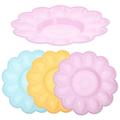 Baade Egg Container 4Pcs Egg Holder Trays Premium Egg Holders Plastic Egg Holders (Random Color)