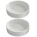 2pcs Ceramic Planter Saucers for Planter Round Saucer Drip Trays Drainage Trays for Nursery Planter Pot White