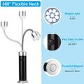 2Pcs Outdoor LED BBQ Light Barbecue Grill Light Magnetic Base 360Â° Flexible Hose