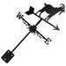 Weather Vane Backyard Roof Mounted Goat Weathervane Roof Mount Weather Vane Wind Direction Tool