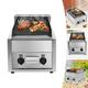 21 Radiant Char Broiler Grill Commercial Restaurant Grill with 2 Burner Gas & Propane