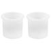 2 Patio Table Hole Ring Silicone Cone Wedge Plug for Patio Table Hole Opening