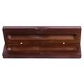 1Pc Clamshell-type Pen Box Wooden Pen Storage Box Display Box Storage Organizer