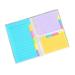 Notepad Stick Pad Page Self Memo Small Pocket Document Flags Sticky Portable Lined Bookmarks Pads Students Markers Book