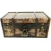 Vintage Storage Box Wooden Treasure Chest Small Pirate Chest Antique Style Jewelry Organizer