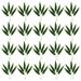 30pcs Artificial Bamboo Leaves Fake Bamboo Leaf Stems Fake Bamboo Leaves Decorations for Home Restaurant