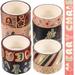 8 Rolls Christmas Hot Stamping Washi Tape Hand Ledger Decoration Material Gift (8pcs) /roll Scrapbook DIY Decorative Craft The Style