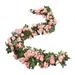 Floral Hobby lobby clearance False rose Mother s Day Room Decor Bedroom 1 Piece 5.9 Foot FALSE Rose Vine Artificial Flower Hanging Ring Home Hotel Office Wedding Party Garden Arts And Crafts