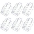 6 Pcs Wedding Decorations Jewlry Box Souvenirs for Wedding Bridal Shower Decorations Suitcases Mini Suitcase Decor Wedding Favor Boxes Gift Box Miniature White Banquet Bride