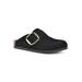 Women's Big Easy Mule by White Mountain in Black Suede (Size 9 M)