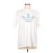 Adidas Active T-Shirt: White Activewear - Women's Size Large