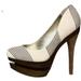 Jessica Simpson Shoes | Jessica Simpson Colie Wood Platform Heels | Color: Brown/Cream | Size: 8.5