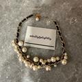 Kate Spade Jewelry | Kate Spade Moon River Short Pearl Necklace | Color: Black/Gold | Size: Os