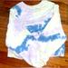 American Eagle Outfitters Tops | American Eagle Pastel Colored Tie Dye Sweatshirt | Color: Blue/Yellow | Size: M