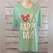 Disney Tops | Disney T-Shirt Mickey Mouse Donut Green-Xl | Color: Green | Size: Xl