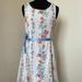 Disney Dresses | Disney Floral Garden Dress | Color: Blue/White | Size: Xl