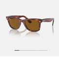 Ray-Ban Accessories | Guc Ray-Ban Original Wayfarer Classic In Polished Stripe Havana W/ Brown Lenses | Color: Brown | Size: Os