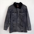 Levi's Jackets & Coats | *Rare* Levi’s Long Denim Sherpa Trucker Jacket | Color: Black | Size: S