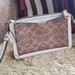 Coach Bags | Coach Dreamer Wristlet Signature Coated Canvas Leather 73958 1941 | Color: Tan/White | Size: Os