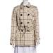 Coach Jackets & Coats | Euc Coach F83728 Women's Tattersall Plaid Belted Short Classic Lined Trench Coat | Color: Blue/Cream | Size: M