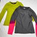 Under Armour Tops | Lot Of 2 Women's Under Armour Sz Xs Coldgear Base Layer + Heat Gear L080224 | Color: Green/Pink | Size: Xs