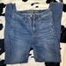 American Eagle Outfitters Jeans | American Eagle Super High Rise Cropped Leggings Size 6 (Short) | Color: Blue | Size: 6p