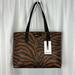 Nine West Bags | Nine West Landyn Zebra Tote Bag & Shoulder Bag 2-Piece Set. Nwt | Color: Black/Brown | Size: Os