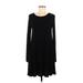 Old Navy Casual Dress - Sweater Dress: Black Solid Dresses - Women's Size Medium