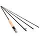 9ft or 10ft 3-4wt 5-6wt 4 Pieces Graphite Carbon Fiber Fly Fishing Rod Light Feel Medium Fast Action Freshwater Fly Rod (9ft 3-4wt)