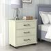 Gracie Oaks Morolake 3 - Drawer Bachelor's Chest Wood in White | Wayfair FFF3CD003FA34681BC852B55F69FBF3C