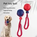 Jouets à mâcher pour chiens durables ULà nœud en coton jouets pour chiens avec TPR IkFor petits