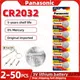 Panasonic-Pile au Lithium CR2032 3V Originale pour Montre Jouets Clé de Voiture Calculatrice +