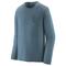Patagonia - L/S Cap Cool Merino Graphic Shirt - Merinoshirt Gr S blau/grau