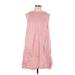 Ann Taylor LOFT Casual Dress - Shift: Pink Dresses - Women's Size 10