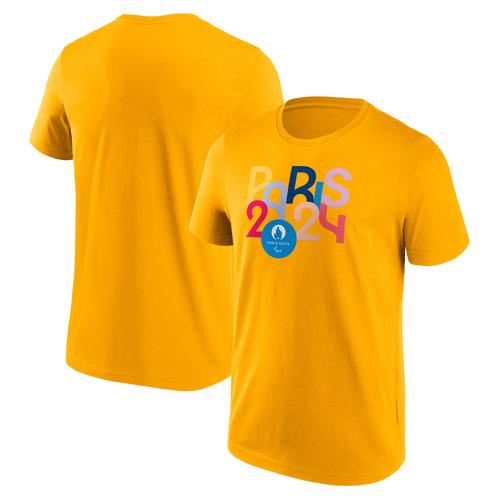 Paris 2024 Paralympics Grafik-T-Shirt – Gelbgold