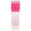 Root Comb Applicator Bottle 3pcs Bottle Comb with Graduated Scale Reusable Hair Dye Applicators for Salon Home Barber ( Rosy )